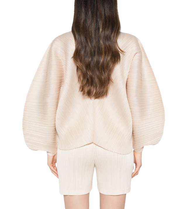 Bluse mit Ballonärmeln und Falten