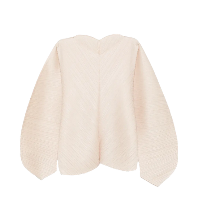 Bluse mit Ballonärmeln und Falten