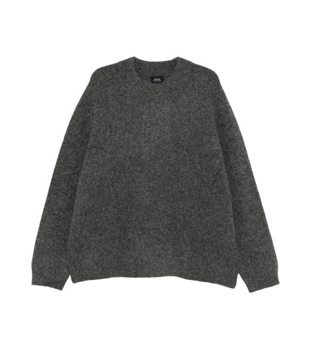 Dylan Langärmeliger Pullover mit gebürsteter Strickstruktur