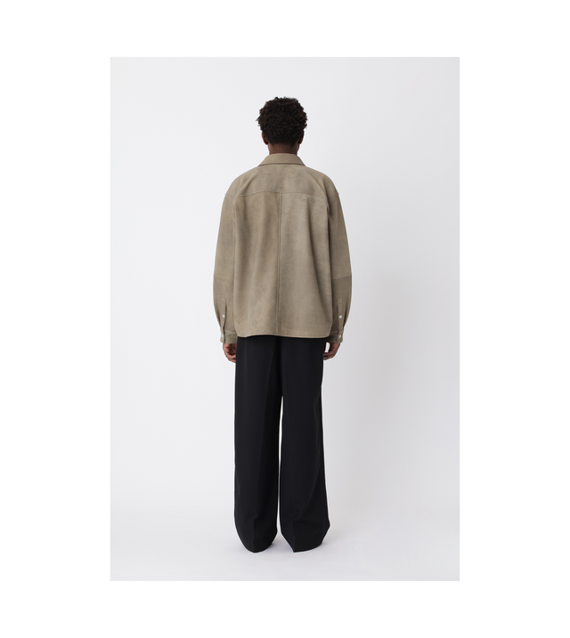 Leder Overshirt