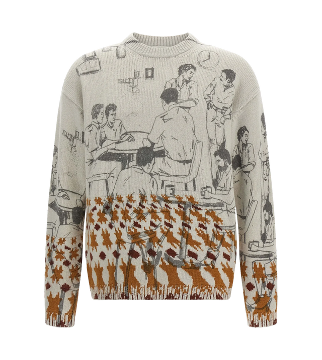 Pullover mit Intarsienmuster