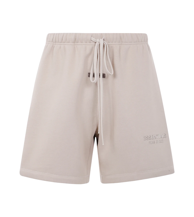 Fleece Joggingshorts mit Logo-Print