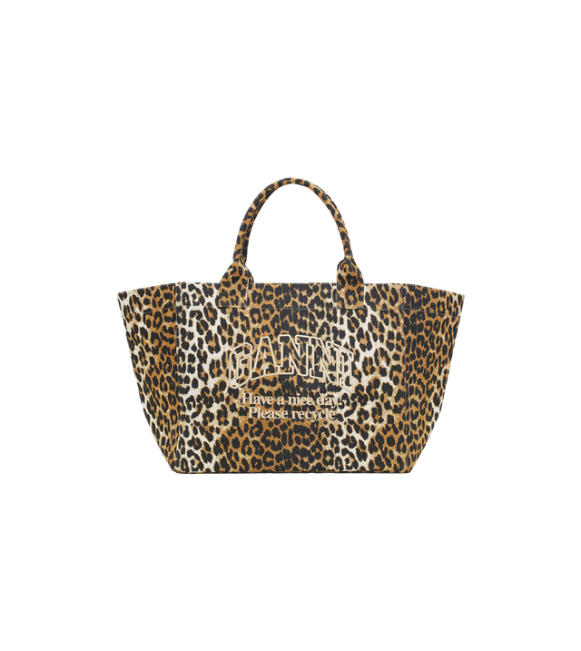XXL Shopper mit Leopardenprint