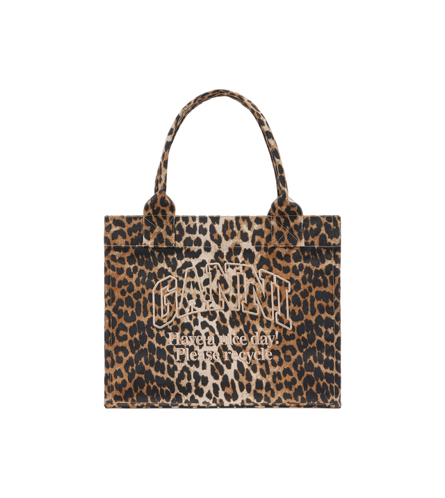 Shopper mit Leoparden-Print