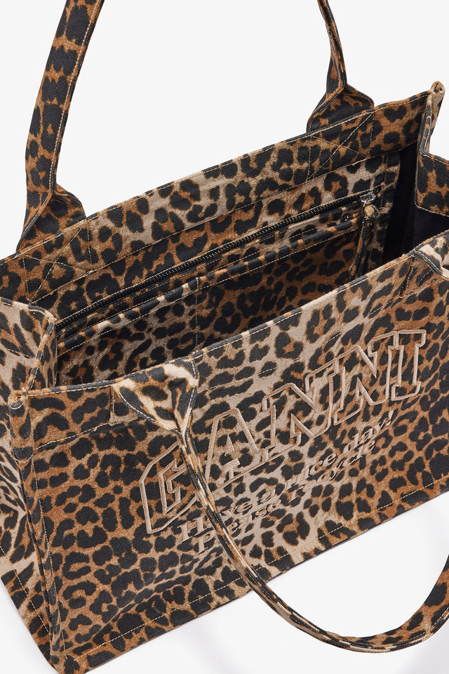 Shopper mit Leoparden-Print