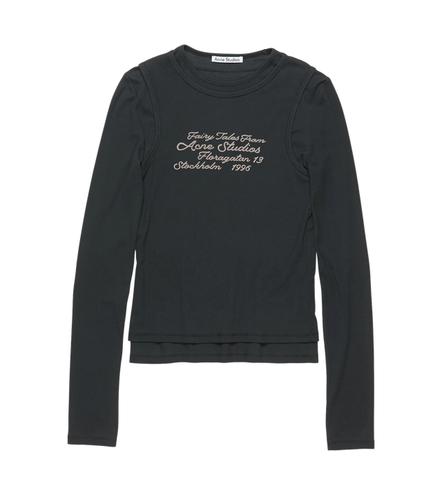 Mehrlagiges Longsleeve mit Logo-Print