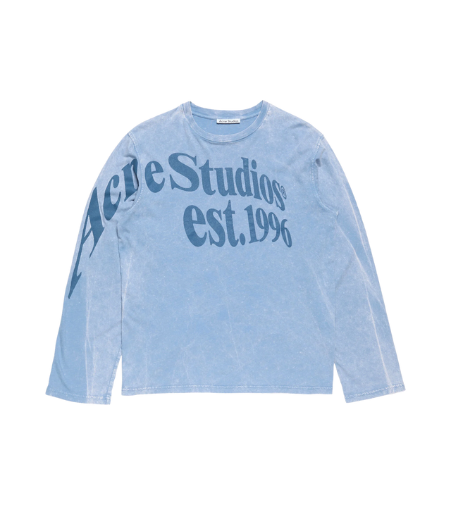 Langärmeliges Shirt mit Logo-Print