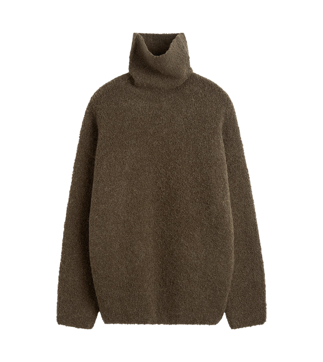 Bouclé Rollkragenpullover