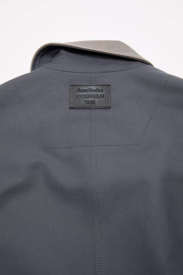 Bomberjacke mit Lederkragen