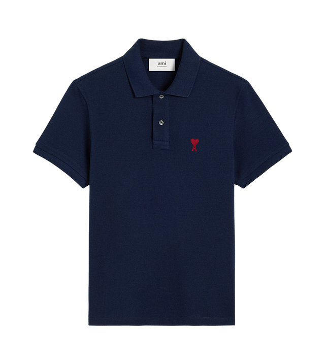 Polo-Shirt mit rotem Ami de Coeur Logo