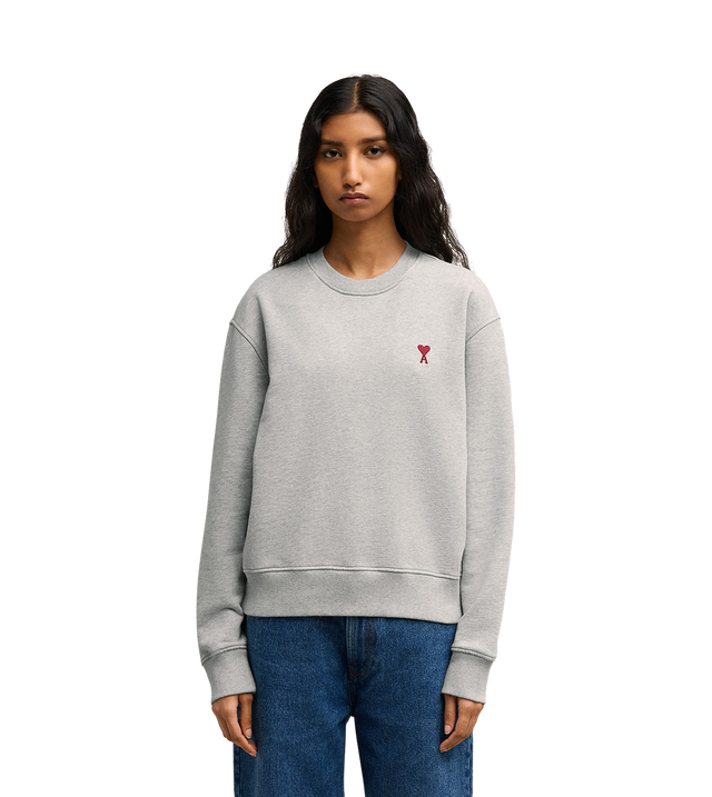 Sweatshirt mit rotem Ami De Coeur Logo