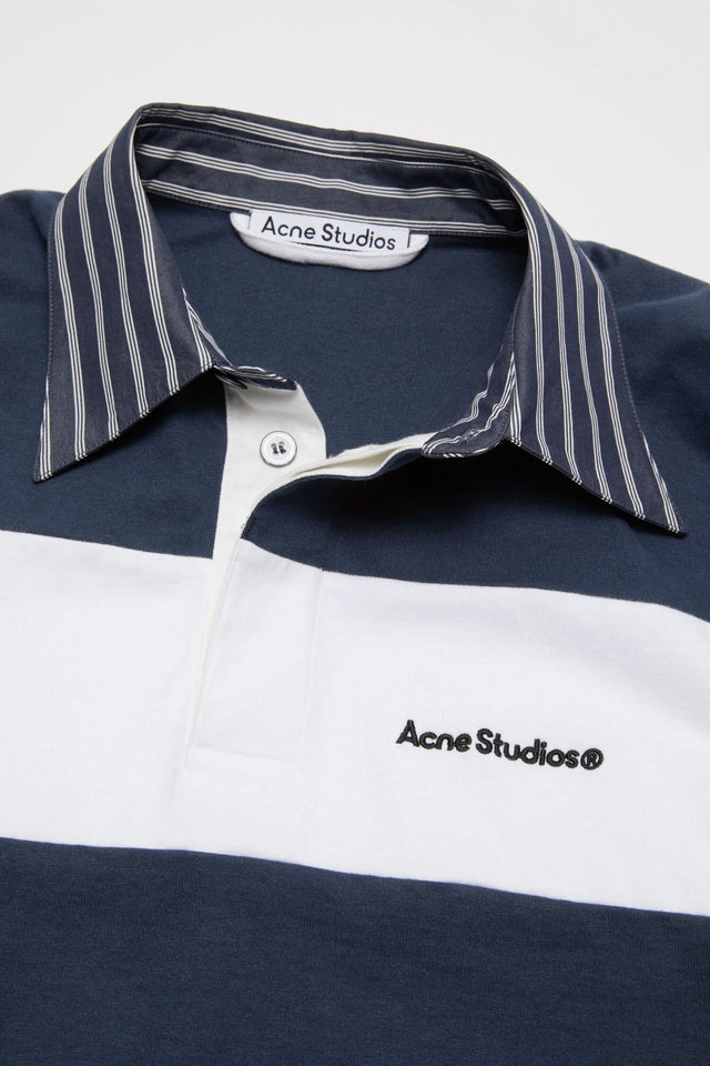 Gestreiftes Polo-Sweatshirt