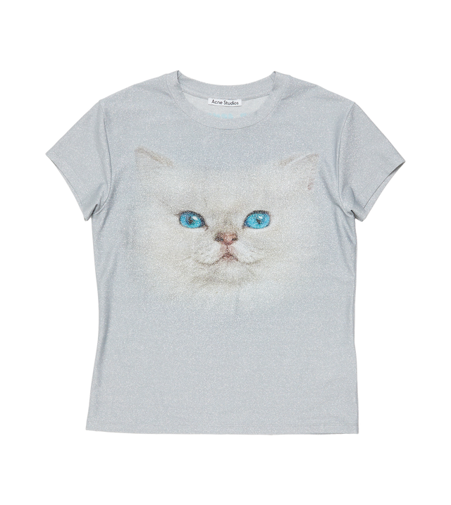 T-Shirt mit Katzen-Print