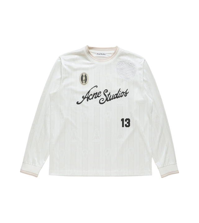 Jersey Top mit Logo-Print