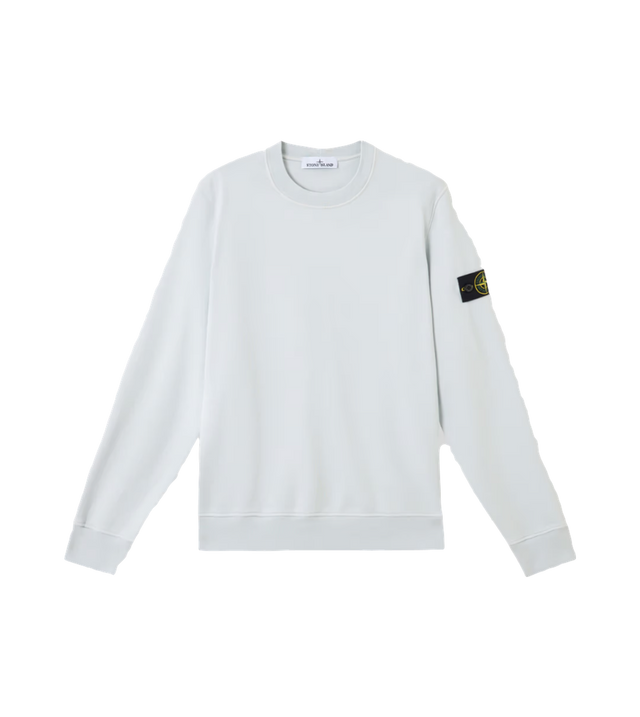 Sweatshirt with compass patch