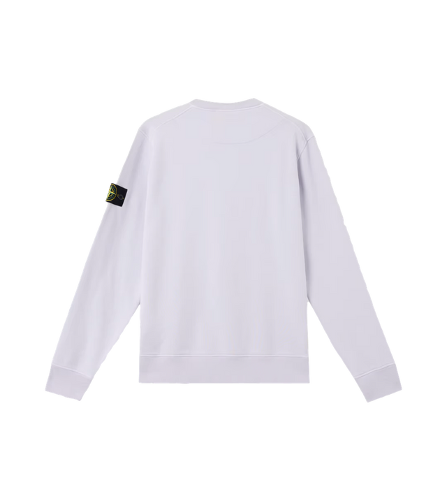 Sweatshirt with compass patch