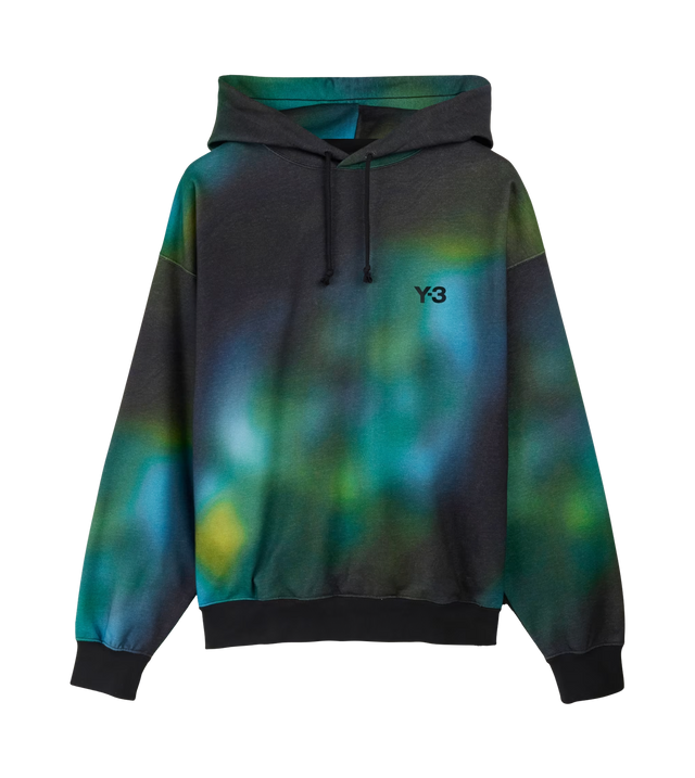 Multicolored hoodie with logo