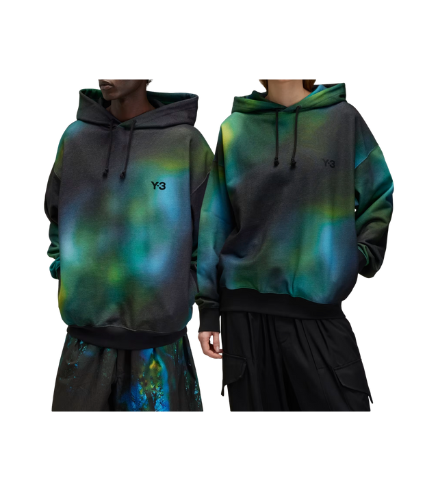 Multicolored hoodie with logo