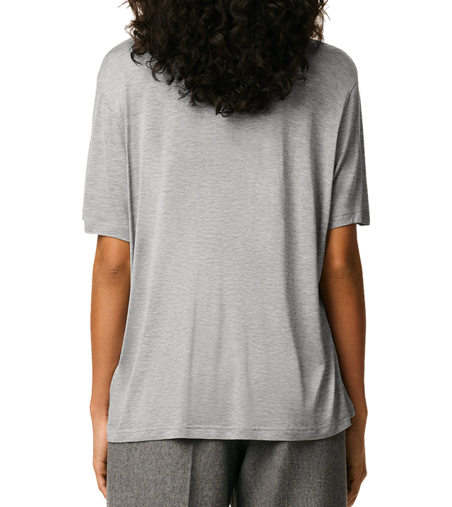 T-Shirt mit Logo-Stickerei