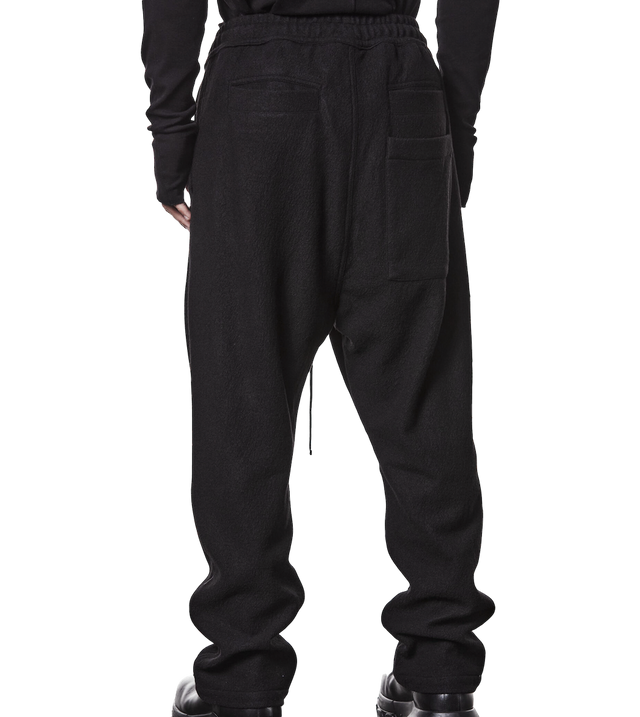 Trousers with elastic waistband
