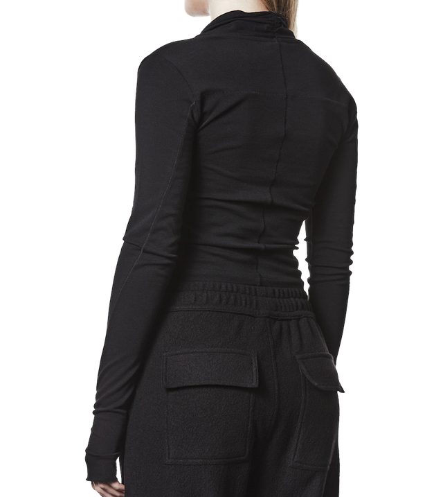 Wrap Shirt – Black Longsleeve