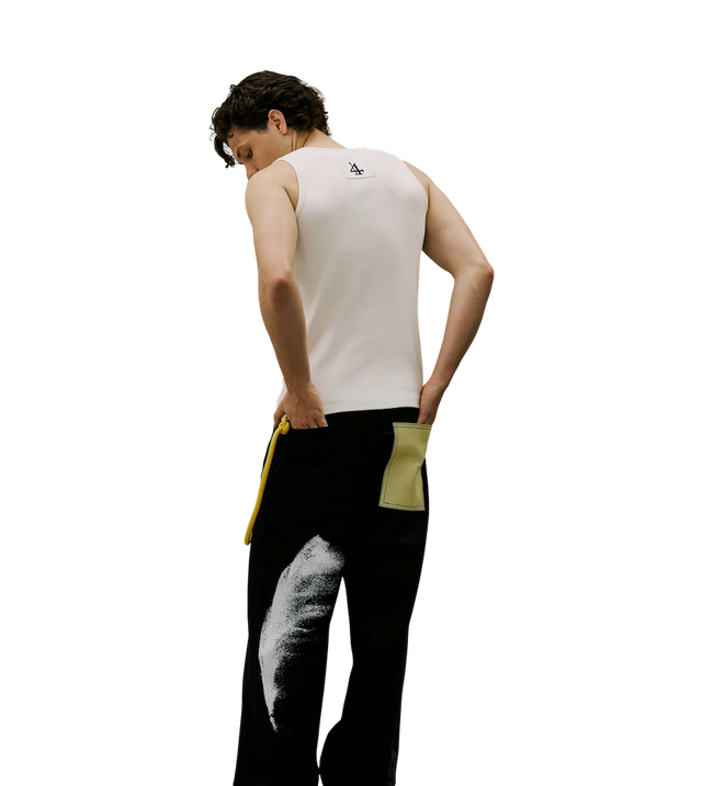 White Logo Tanktop