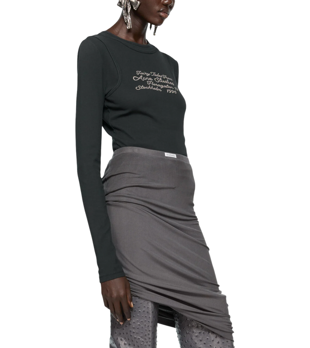 Mehrlagiges Longsleeve mit Logo-Print