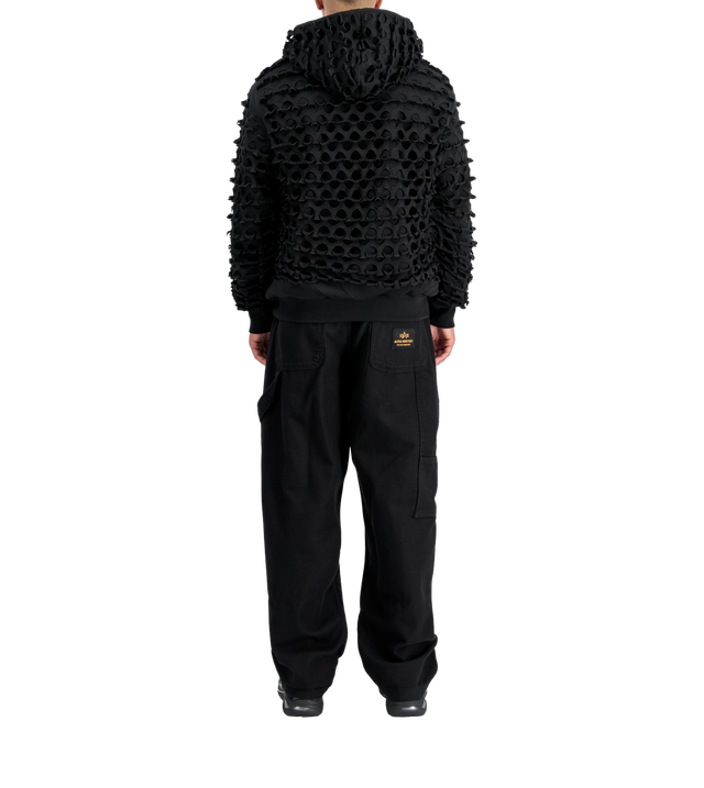 Ulcans Hoodie mit Lasercut Muster