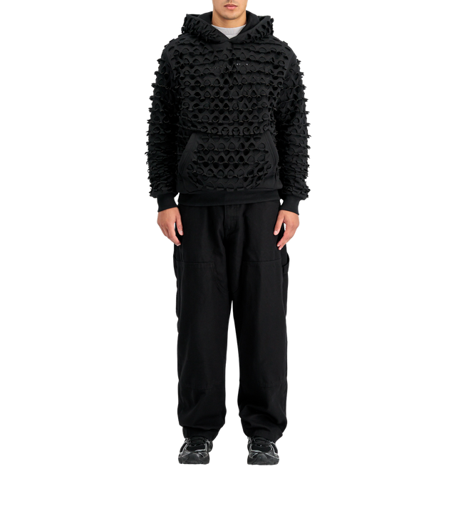 Ulcans Hoodie mit Lasercut Muster