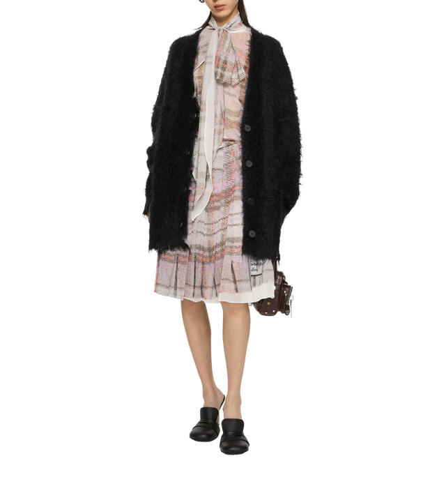 Cardigan aus Mohair-Wolle