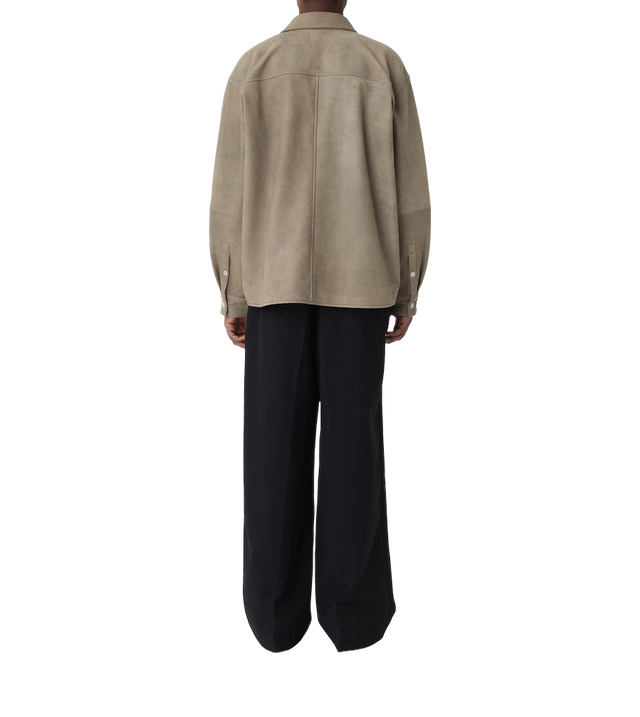 Leder Overshirt