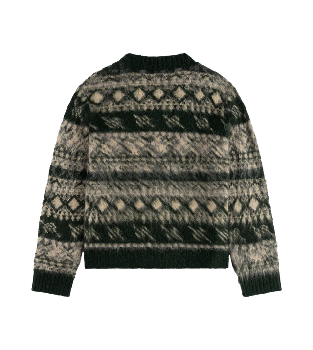 Gemusterter Karo-Cardigan