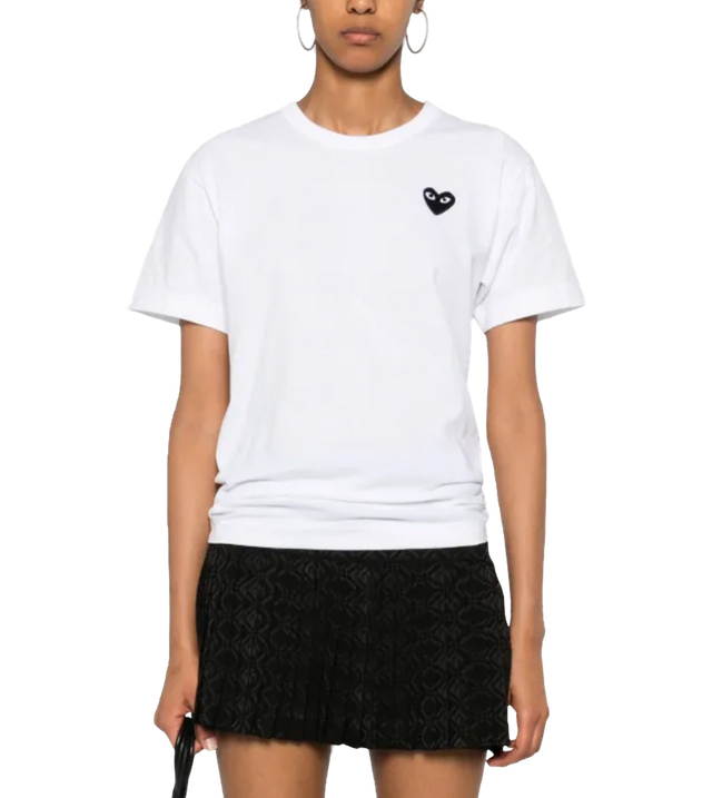 T-Shirt mit Herz-Patch