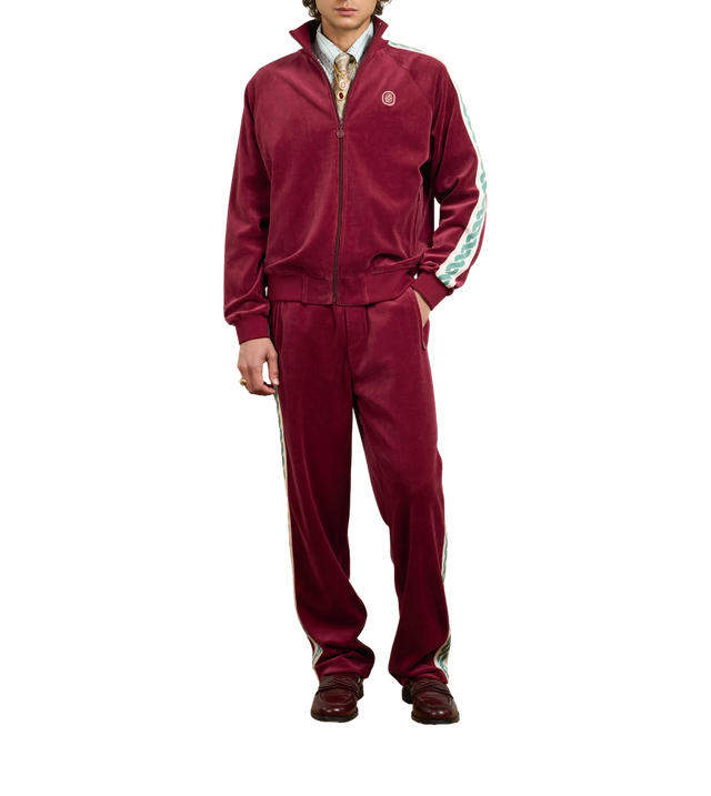 Samt-Trainingsjacke