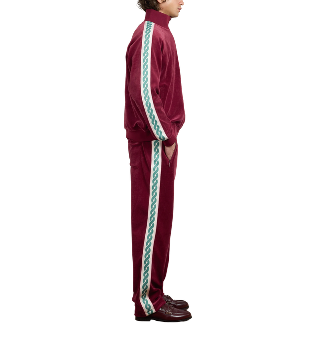 Samt-Trainingsjacke