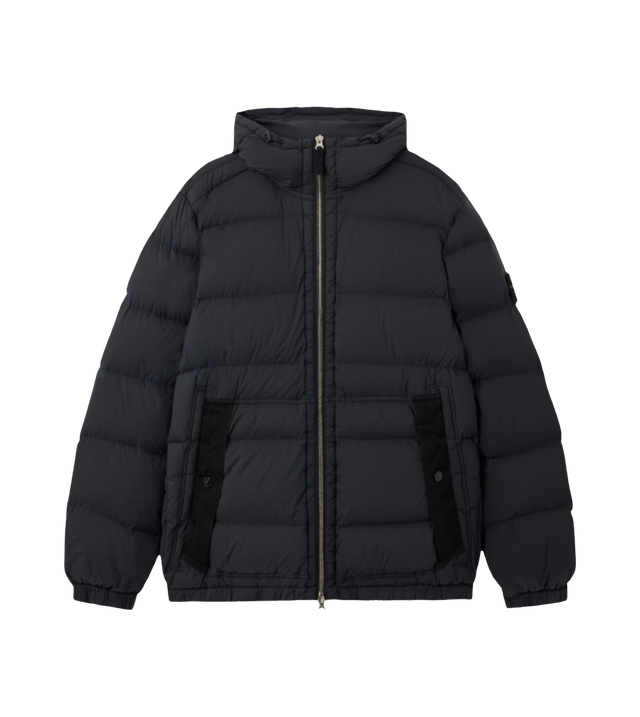 Seamless Tunnel Steppjacke mit Kapuze