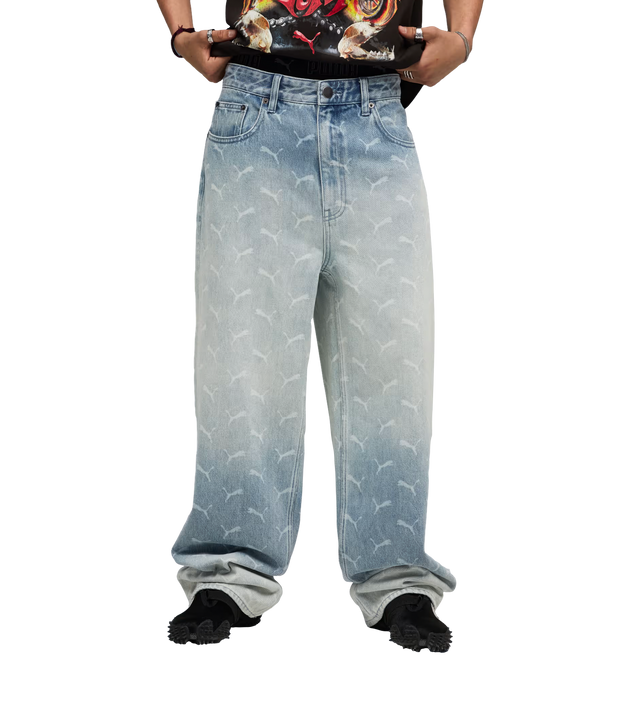 A$AP ROCKY x PUMA Laser Monogram Denim Pants Men