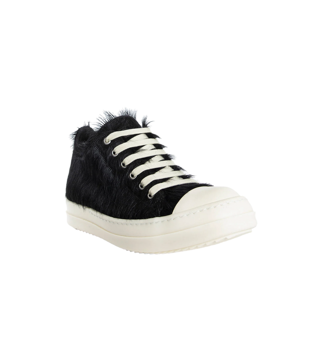 Low black Fur Sneaker