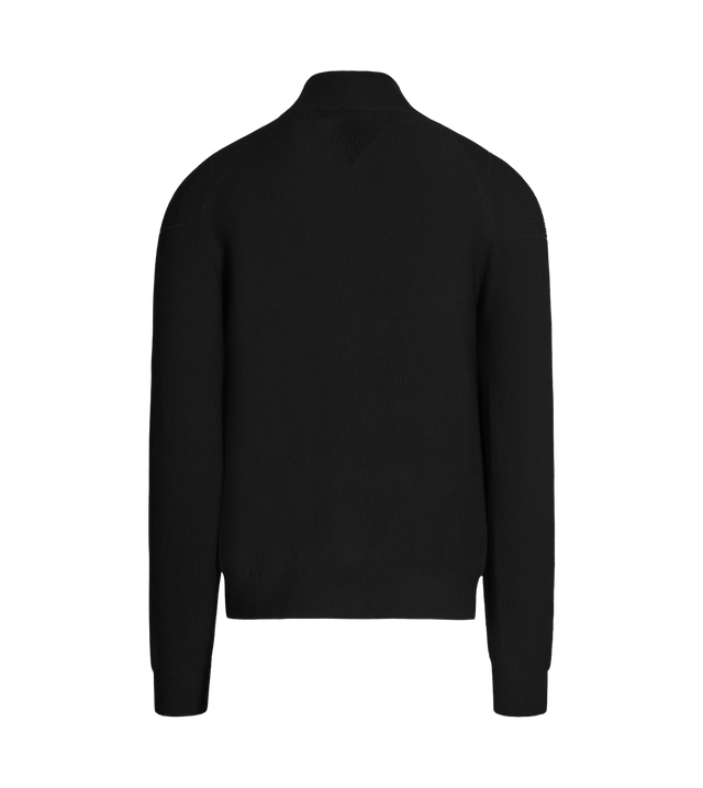 Nahtloser Frost Strickpullover mit halbem Reißverschluss