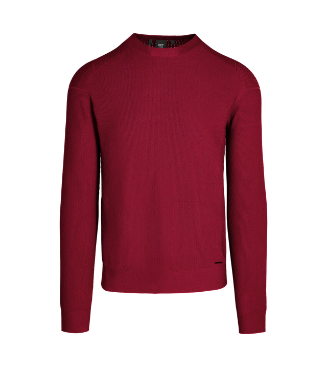 Fosop Rundhalspullover aus nahtlosem Funktionsstrick