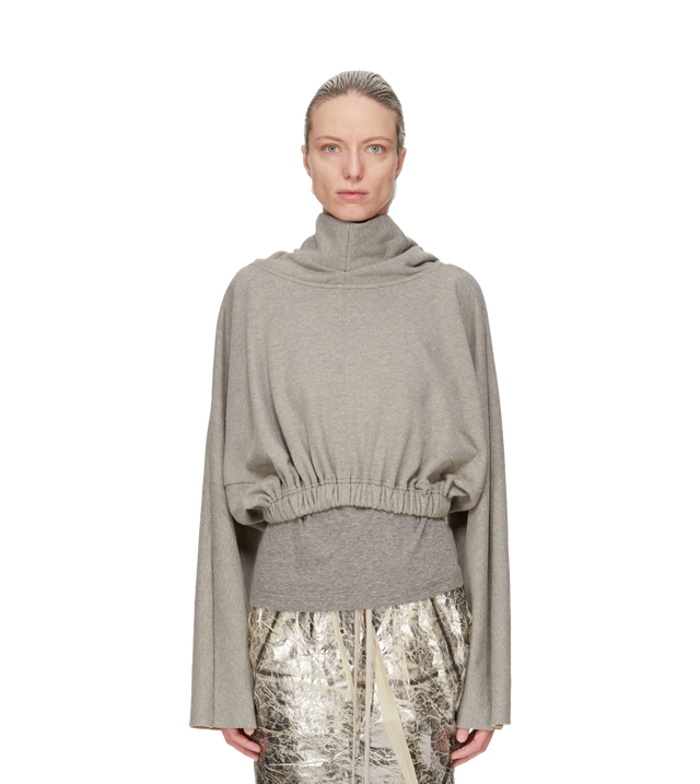 Knit cropped Kapuzen Pullover