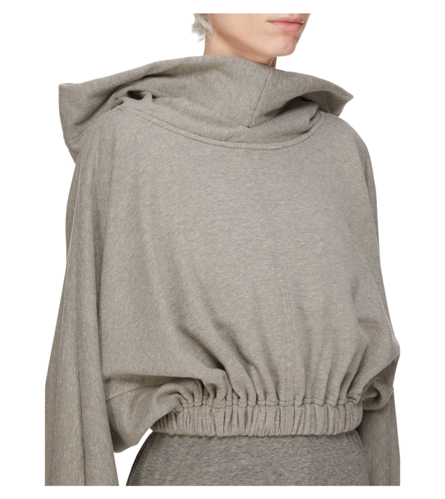 Knit cropped Kapuzen Pullover