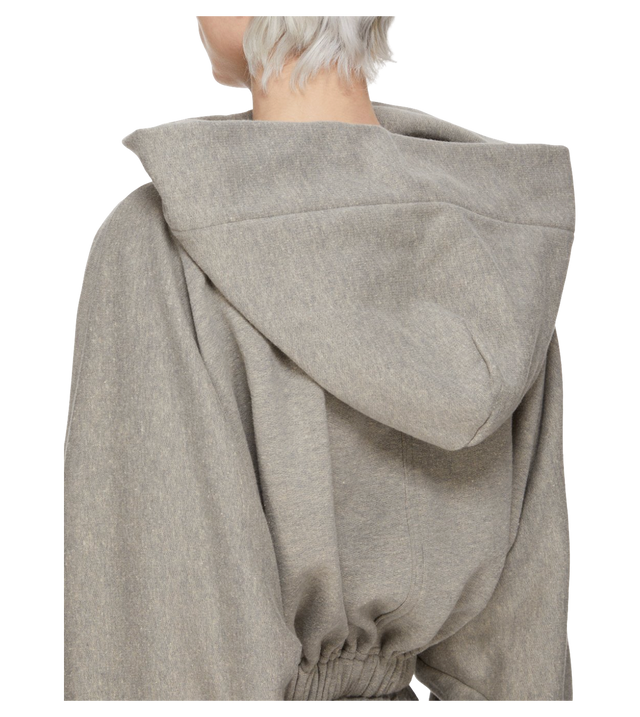 Knit cropped Kapuzen Pullover