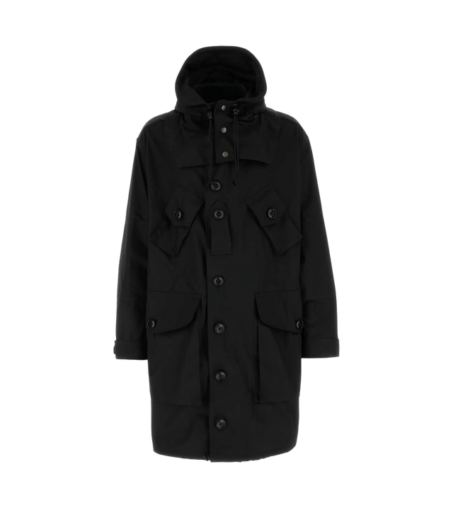 Kapuzenmantel mit Taschen