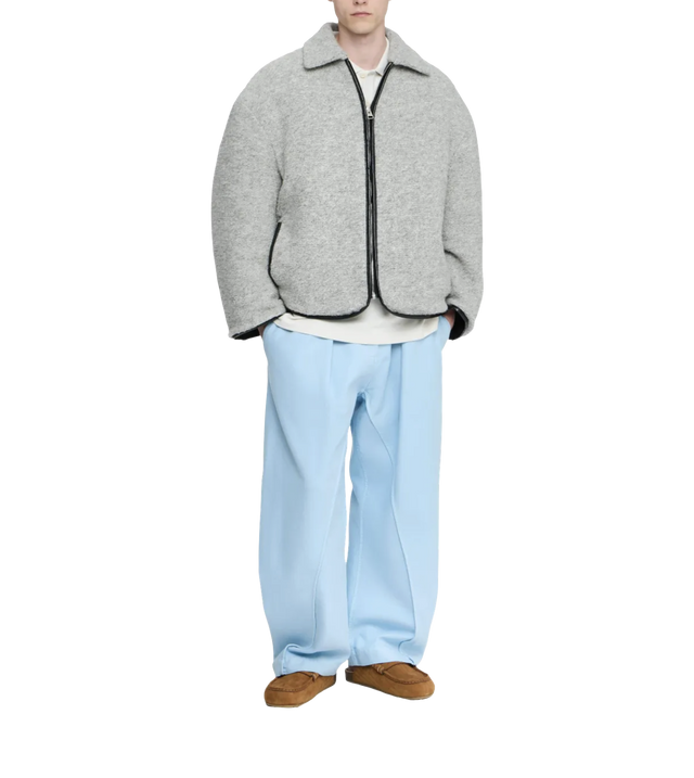 Fleecejacke mit Reißverschluss