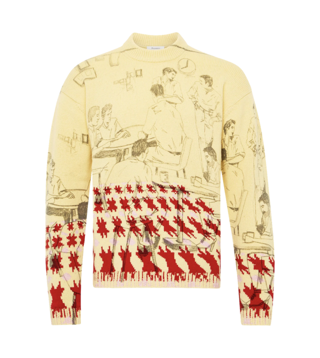 Pullover mit Intarsienmuster