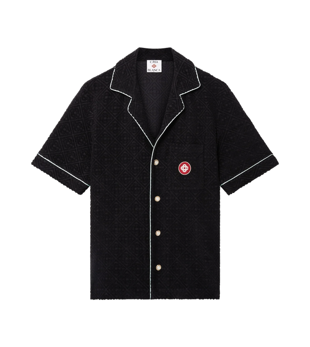 Monogram Towelling kurzarm Shirt
