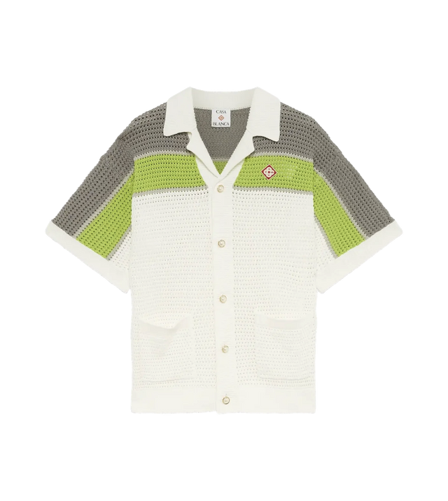Streifen Bowling Shirt