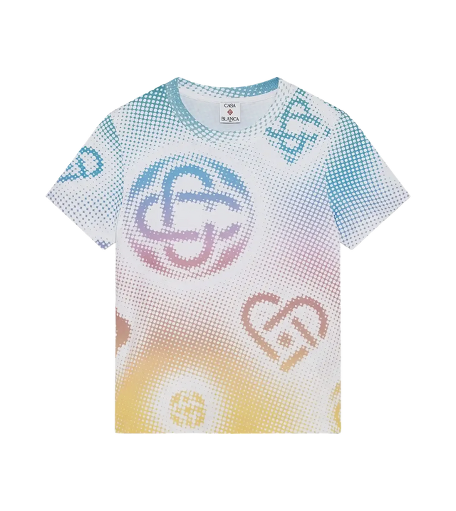 Halftone Logo Slim Tshirt