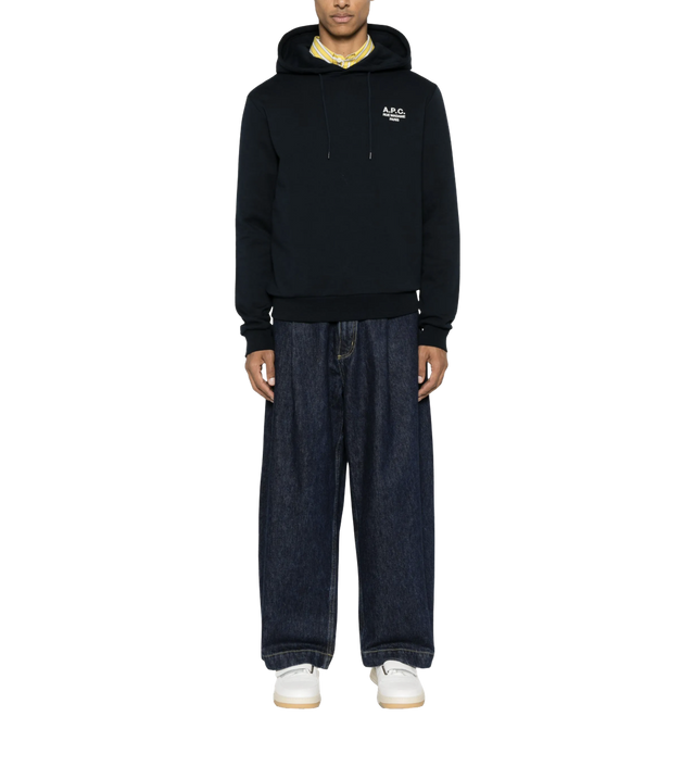 Hoodie mit Logo-Stickerei